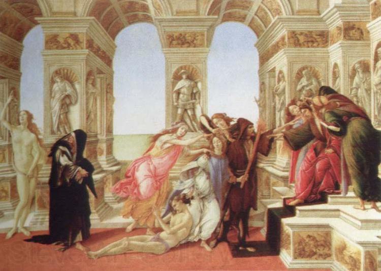 Sandro Botticelli calumny of apelles